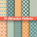 Attractive vector seamless patterns (tiling)