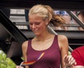 Attractive woman, dancing during Christopher Street Day Parade Royalty Free Stock Photo