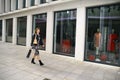 Attractive woman with shoppingbag in a mall Royalty Free Stock Photo