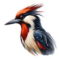 Attractive Woodpecker Logo Design AI Generated