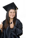 Attractive young Asian graduate student Royalty Free Stock Photo