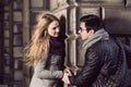 Attractive young couple in love Royalty Free Stock Photo