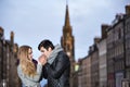 Attractive young couple in love Royalty Free Stock Photo