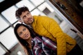 Attractive young couple in love Royalty Free Stock Photo