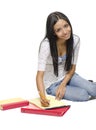 Attractive young female student Royalty Free Stock Photo