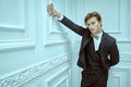 Groom in a suit Royalty Free Stock Photo