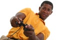 Attractive Young Man With Video Game Control Pad Royalty Free Stock Photo