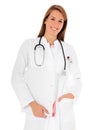 Attractive young med student Royalty Free Stock Photo