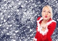 Attraktive christmas woman Royalty Free Stock Photo