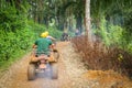 ATV Action Royalty Free Stock Photo