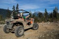 ATV driving in Whistler Royalty Free Stock Photo