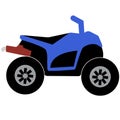 ATV icon off-road motorcycles on white background. ATV motorcycle sign. Quad bike symbol. flat style