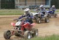 ATV / Quad bike racing Royalty Free Stock Photo