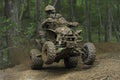 ATV racer 12A Royalty Free Stock Photo