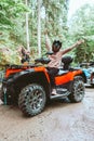 atv ride extreme journey Royalty Free Stock Photo