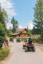 atv ride extreme journey Royalty Free Stock Photo