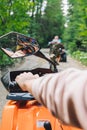 atv ride extreme journey Royalty Free Stock Photo