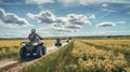 Atv Riding In Fields: Commercial Imagery With Interactive Experiences