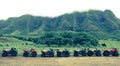 ATVs in a Row Royalty Free Stock Photo