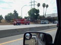 Overturned Truck on 5 Freeway in Los Angeles Truck swerved to avoid stopped vehicle and overturned