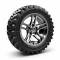 Hyper-realistic Adventure Themed Off Road Wheel Design