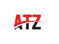 ATZ Letter Initial Logo Design Vector Illustration Royalty Free Stock Photo