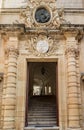 Auberge de Castille entrence. Valletta, Malta. Royalty Free Stock Photo