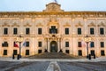 The Auberge de Castille,Valletta,Malta Royalty Free Stock Photo