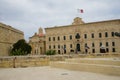 The Auberge de Castille is an auberge in Valletta, Malta, that now houses the Office of the Prime Minister of Malta. Royalty Free Stock Photo