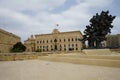 The Auberge de Castille is an auberge in Valletta, Malta, that now houses the Office of the Prime Minister of Malta. Royalty Free Stock Photo