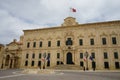 The Auberge de Castille is an auberge in Valletta, Malta, that now houses the Office of the Prime Minister of Malta. Royalty Free Stock Photo