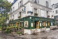 Auberge de la Bonne Franquette restaurant, Paris France Royalty Free Stock Photo