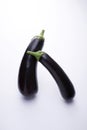 Aubergine. Conceptual image Royalty Free Stock Photo