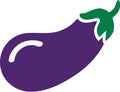 Aubergine icon eggplant