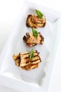 Aubergines appetizer Royalty Free Stock Photo