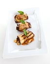 Aubergines appetizer Royalty Free Stock Photo