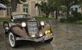 1935 Auburn 851 SC in rain