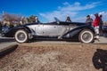 Auburn 851 Supercharged Boattail Speedster on display during Supercar Sunday car event