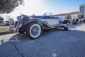 Auburn 851 Supercharged Boattail Speedster on display during Supercar Sunday car event