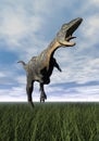 Aucasaurus dinosaur - 3D render Royalty Free Stock Photo