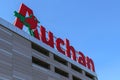 Auchan hypermarket sign