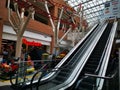 Auchan supermarket at the mall AFI Palace Cotroceni, Romania Royalty Free Stock Photo