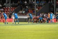 Auckland Blues Vs Queensland Reds playing in Samoa