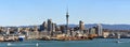 Auckland City Panorama, New Zealand Royalty Free Stock Photo