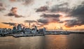 Auckland City Panorama, New Zealand Royalty Free Stock Photo