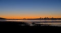 Auckland City Sunrise Panorama Royalty Free Stock Photo