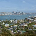 Auckland City vew from Mount Victoria, Devonport Royalty Free