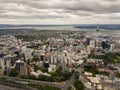 Auckland New Zealand, Aerial View At Sunset Royalty Free Stock Photo