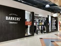 Barkers stockroom at Dress smart outlet shopping mall Auckland, New Zealand.