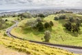 Auckland, New Zealand- December 1, 2013. Landscape view of one t